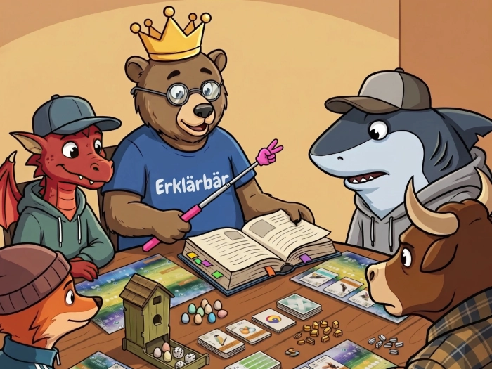 Dein Weg zum Erklärbär: Wie du Brettspiele richtig gut und stressfrei erklärst
