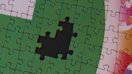 So puzzelst du gleichfarbige Flächen