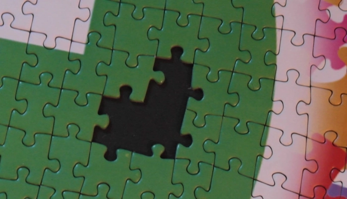 So puzzelst du gleichfarbige Flächen