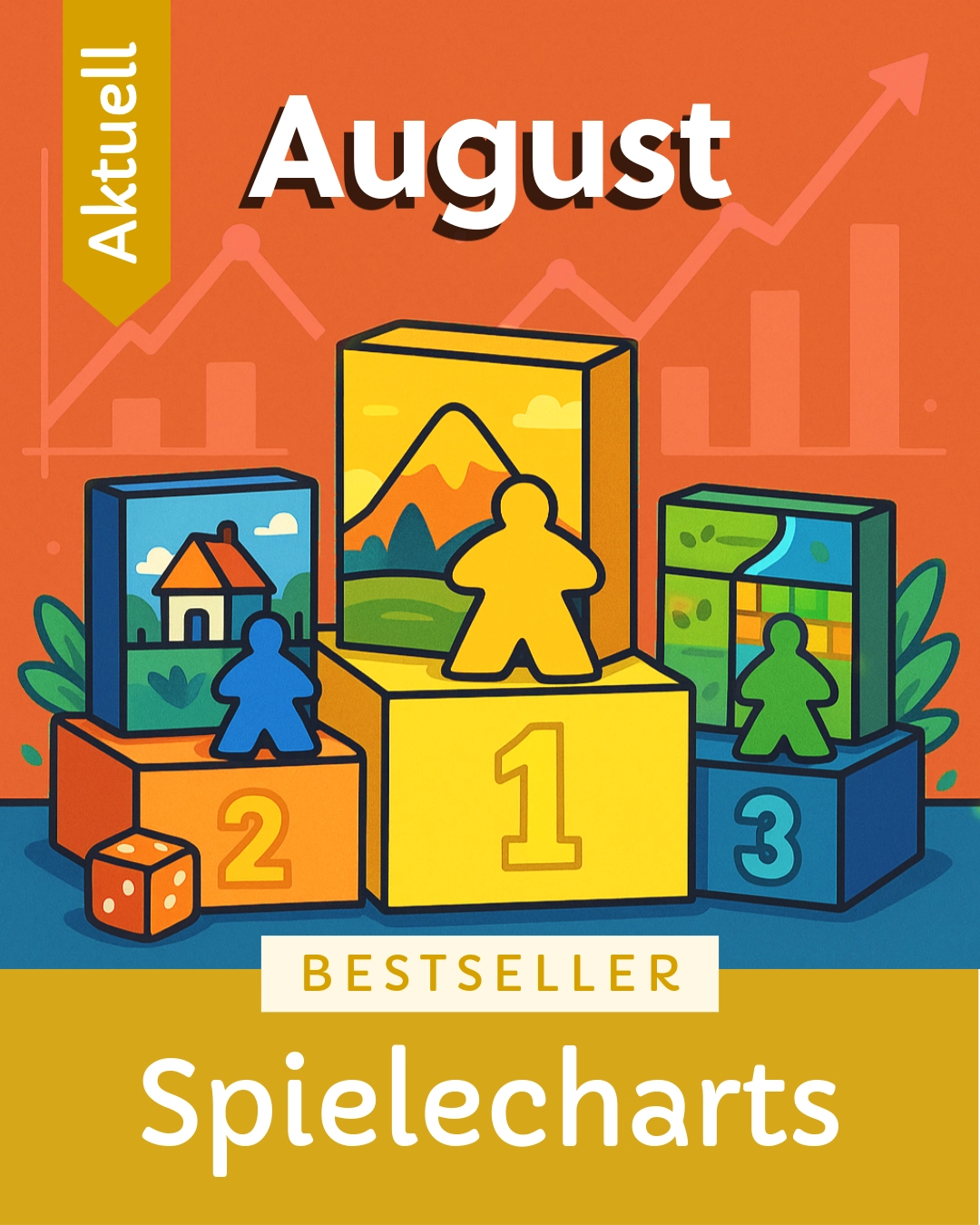 Die Spielezar-Bestseller des vergangenen Monats August! 🏆🎲Täusche ich mich, oder landen bei uns eigentlich auffällig oft