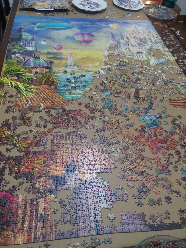Wir machen Fortschritte bei unserem 8000er Puzzle 😎