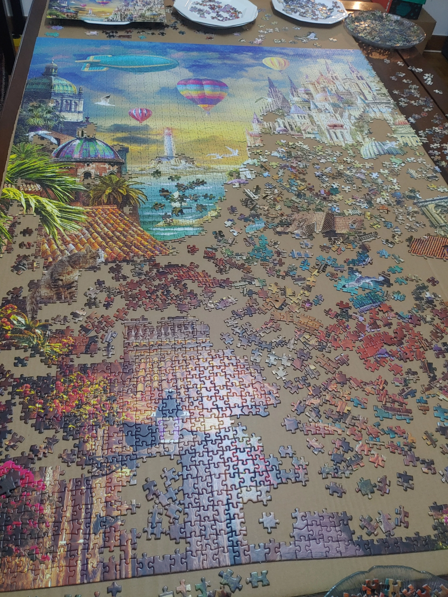 Wir machen Fortschritte bei unserem 8000er Puzzle 😎