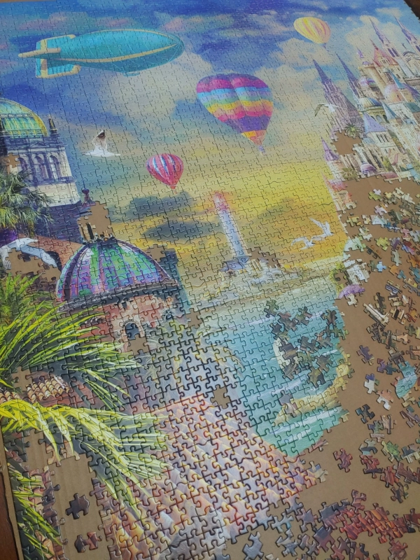 Wir machen Fortschritte bei unserem 8000er Puzzle 😎