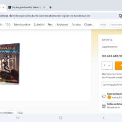 Überprüft mal die Preise bitte