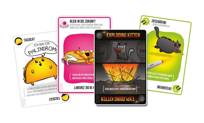Exploding Kittens Karten