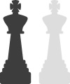 Schachfigur König