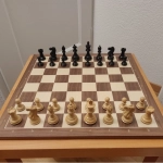 Schachbrett Nussbaum / Ahorn RFK - 50cm - Bilderupload von Kunden
