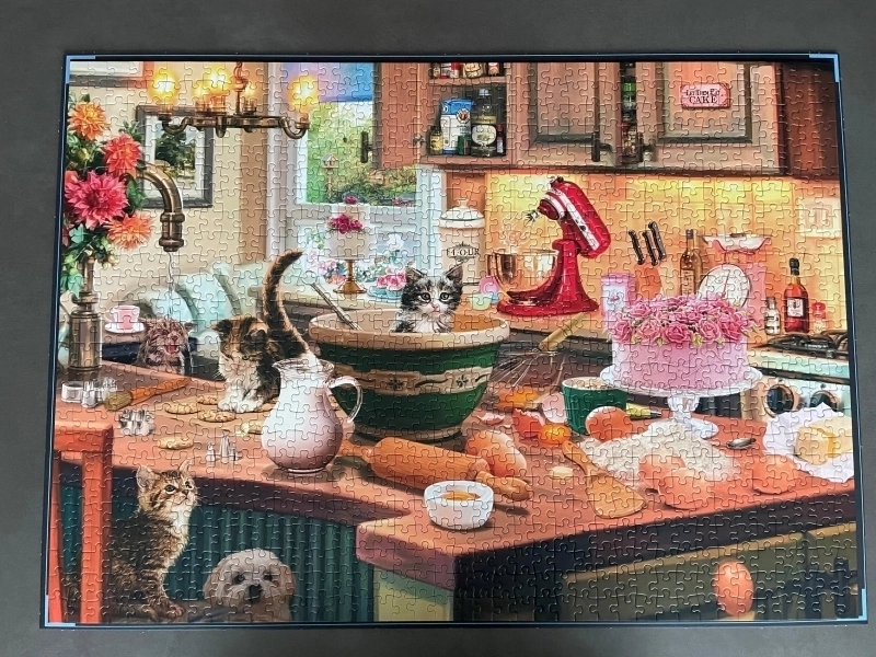 Am Küchentisch - Secret Puzzle - Bilderupload von Kunden