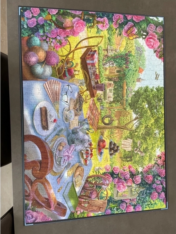 Tee im Garten - Junes Reise - Secret Puzzle - Bilderupload von Kunden