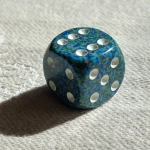 Dice Sets Sea Speckled 16mm d6 (12) - Bilderupload von Kunden