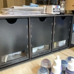 Black Rack - Schrank mit 3 Hohen Schubladen - Bilderupload von Kunden