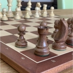 Schachspiel Advanced Mahagoni - 50cm - Bilderupload von Kunden