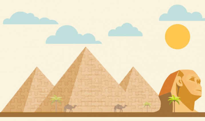 Auf den Spuren Gizehs: Puzzlepyramiden