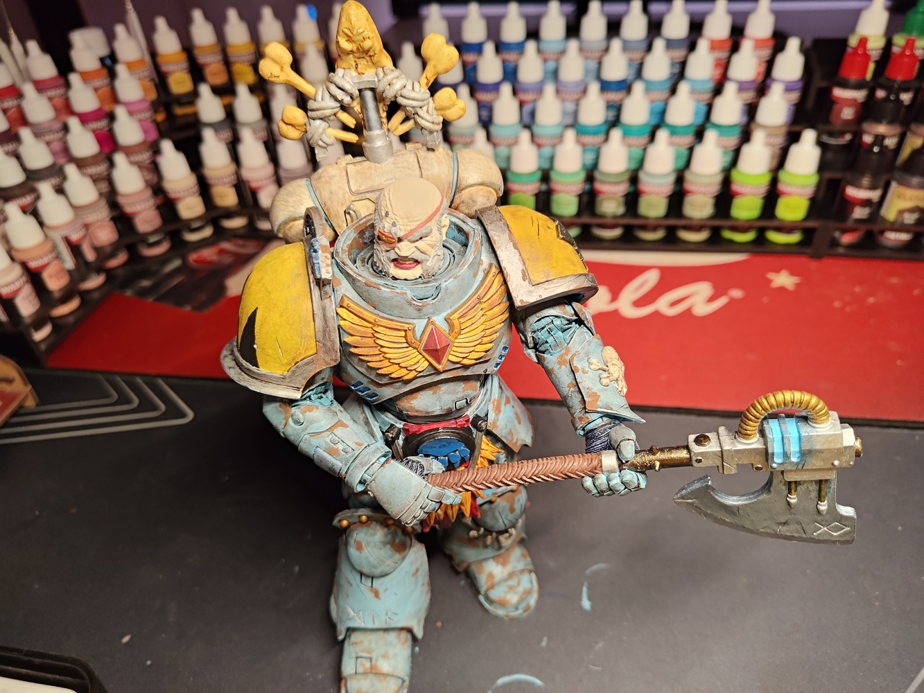 Warhammer 40k Actionfigur Space Wolves Wolf Guard (Artist Proof) - 18cm - Customer image upload