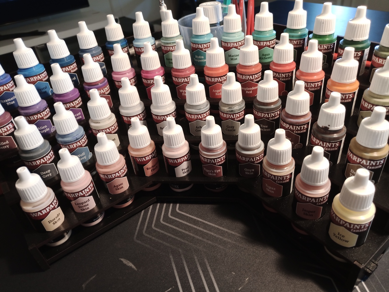 Black Rack Corner Paint Rack Top Farbregal (Dropper) - Customer image upload