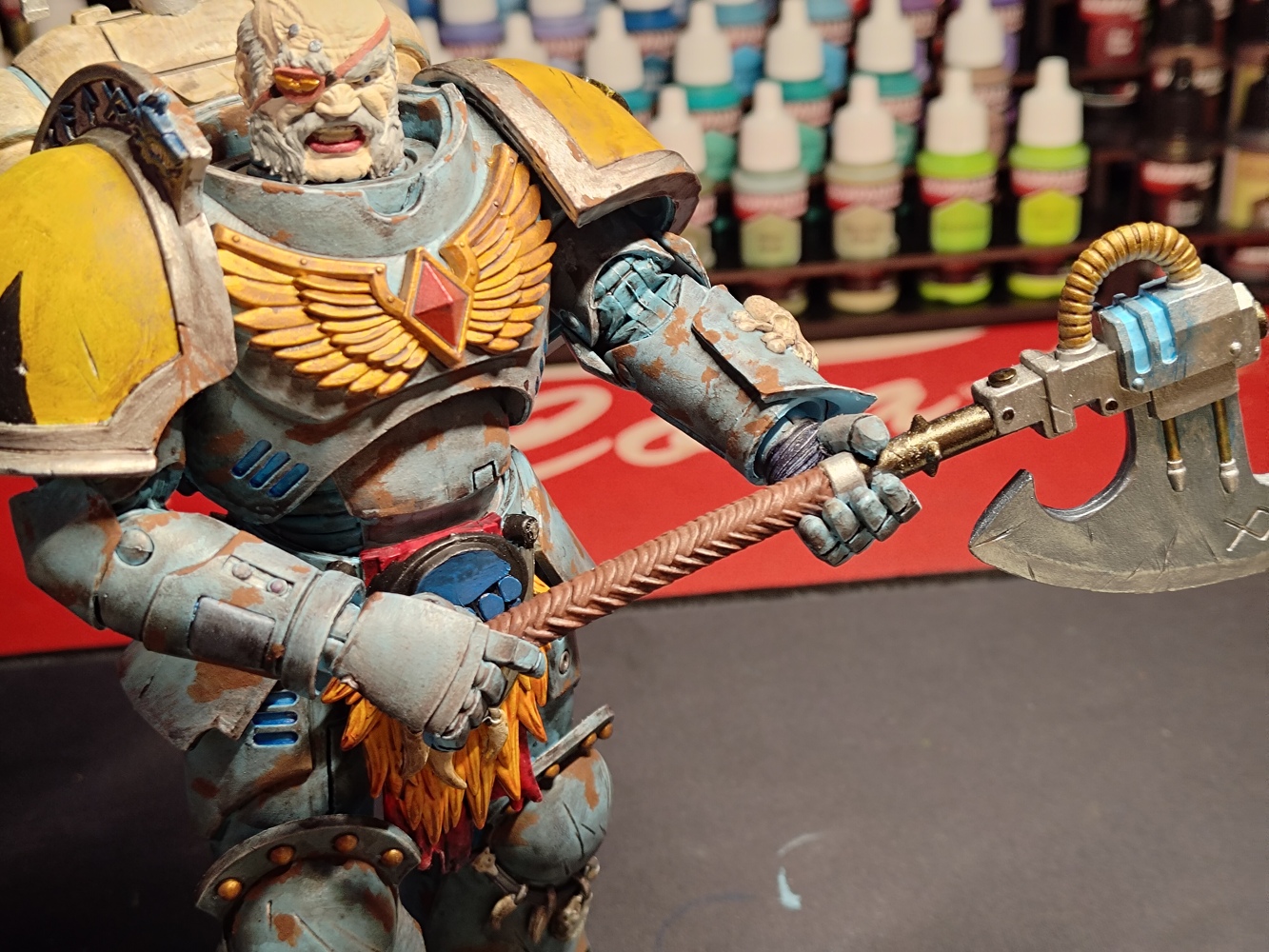 Warhammer 40k Actionfigur Space Wolves Wolf Guard (Artist Proof) - 18cm - Customer image upload
