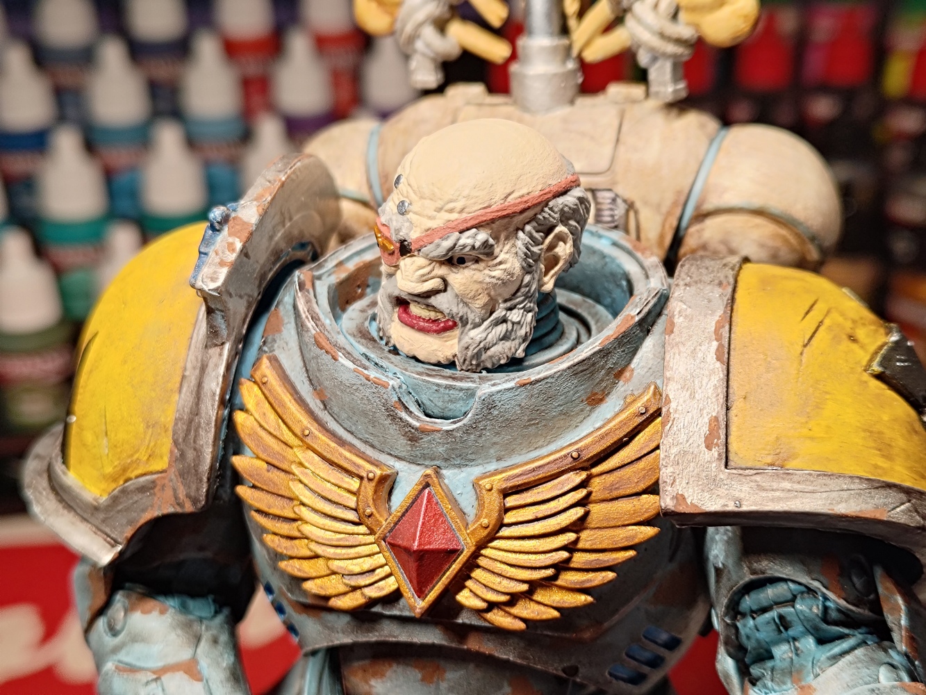 Warhammer 40k Actionfigur Space Wolves Wolf Guard (Artist Proof) - 18cm - Customer image upload