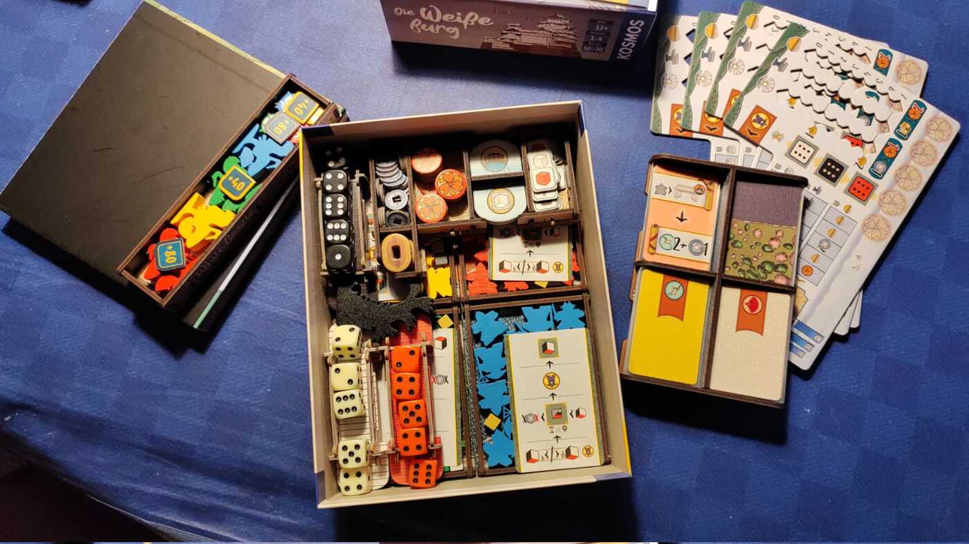 Sortiereinsatz für Die weisse Burg (The White Castle ) - UV-Print - Customer image upload