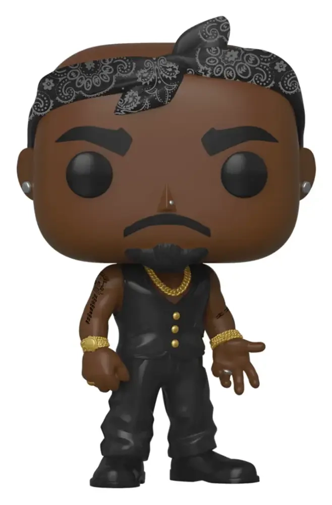 Funko POP! Tupac - Vest w/Bandana Vinyl Figure 10cm