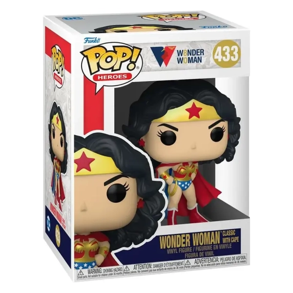Funko POP! Heroes: Wonder Woman 80th - WW (ClassicW/Cape)