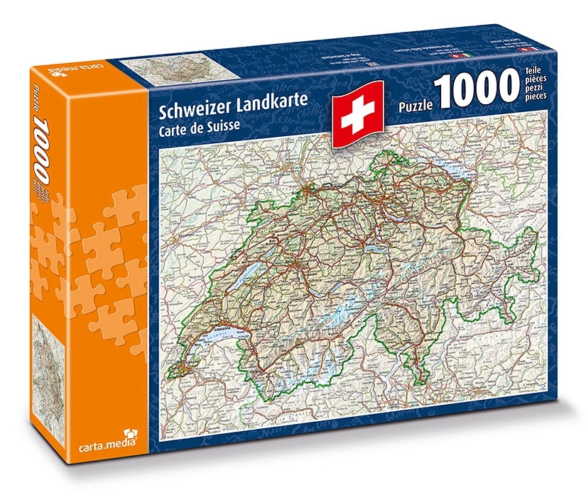 Schweizer Landkarte