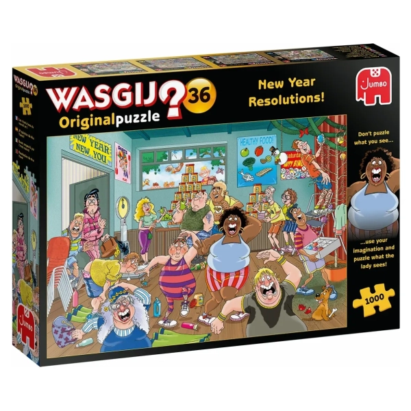 Gute Vorsätze fürs neue Jahr! - Wasgij Original 36