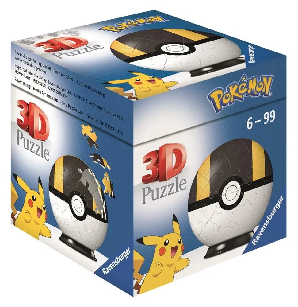 Pokémon Pokeball Ultra Ball - Puzzleball