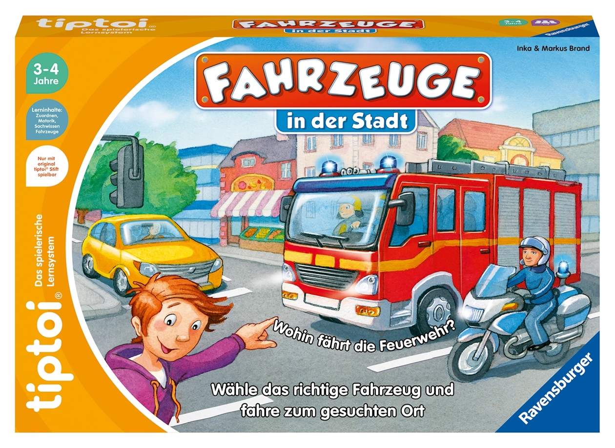 Tiptoi Fahrzeuge in der Stadt