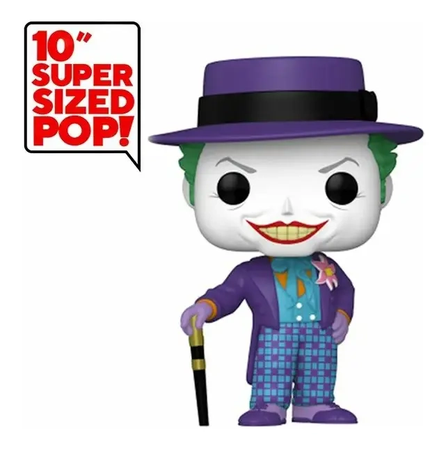 Funko POP! Jumbo: Batman 1989- Joker w/Hat (Exclusive)