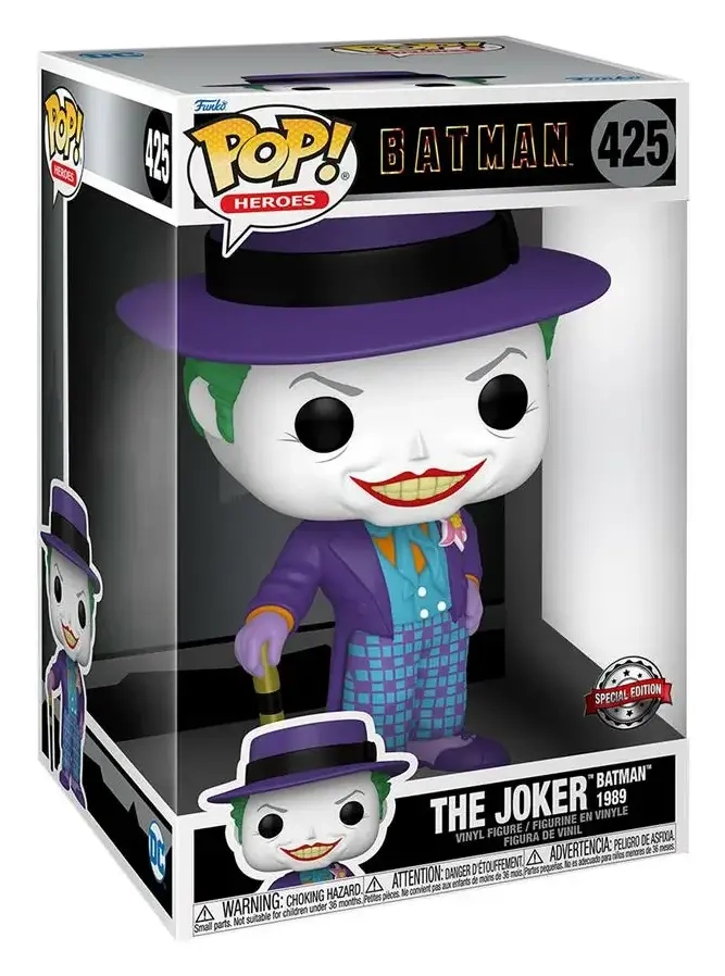 Funko POP! Jumbo: Batman 1989- Joker w/Hat (Exclusive)