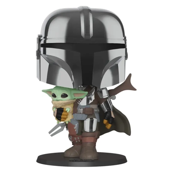 Funko POP! StarWars: Mandalorian - 10 Mandalorian w/ Child Vinyl Figure 25cm"