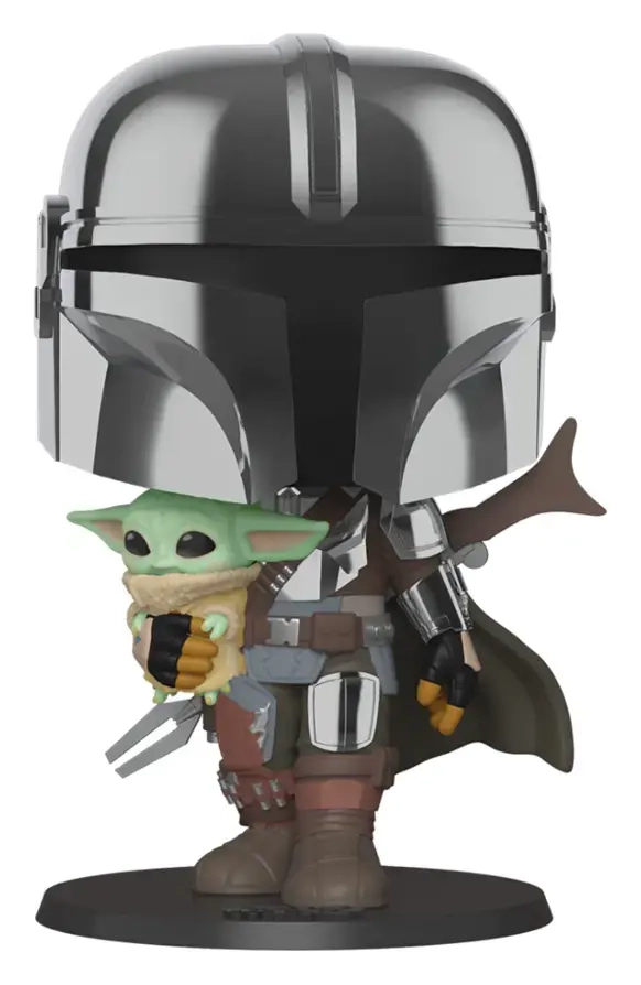 Funko POP! StarWars: Mandalorian - 10 Mandalorian w/ Child Vinyl Figure 25cm"