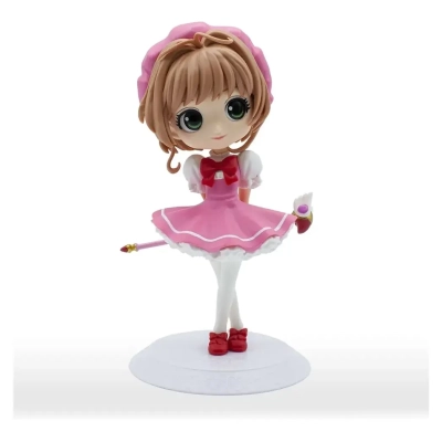 Cardcaptor Sakura Clow Card Q Posket Minifigur Sakura Kinomoto Ver. A 14 cm