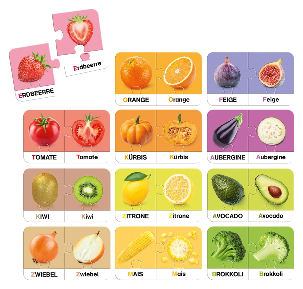 Ich lerne Obst und Gemüse