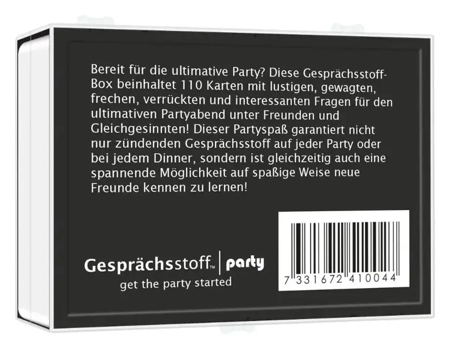 Gesprächsstoff – Party