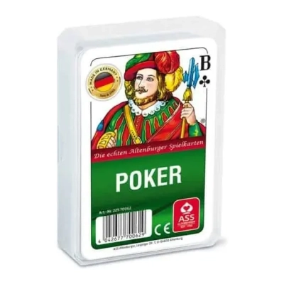 Poker, französisches Bild (Plastiketui)