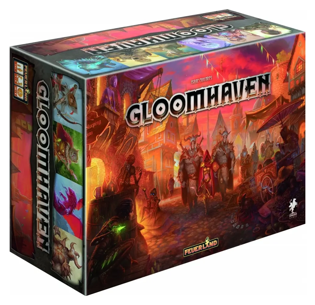 Feuerland FEU63577 - Gloomhaven - Die Pranken des Löwen, Brettspiel, 1-4 Spieler, ab 14 Jahren (DE-Ausgabe