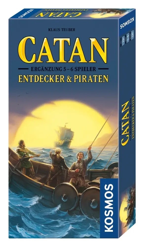Catan Ergänzung 5-6 Spieler - Entdecker & Piraten
