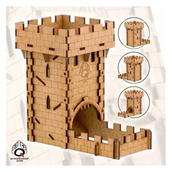 Dice Towers: Human/Medieval Dice Tower