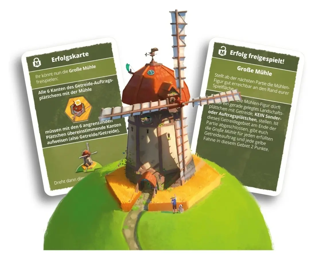 Dorfromantik – Das Brettspiel: Grosse Mühle - Mini-Erweiterung