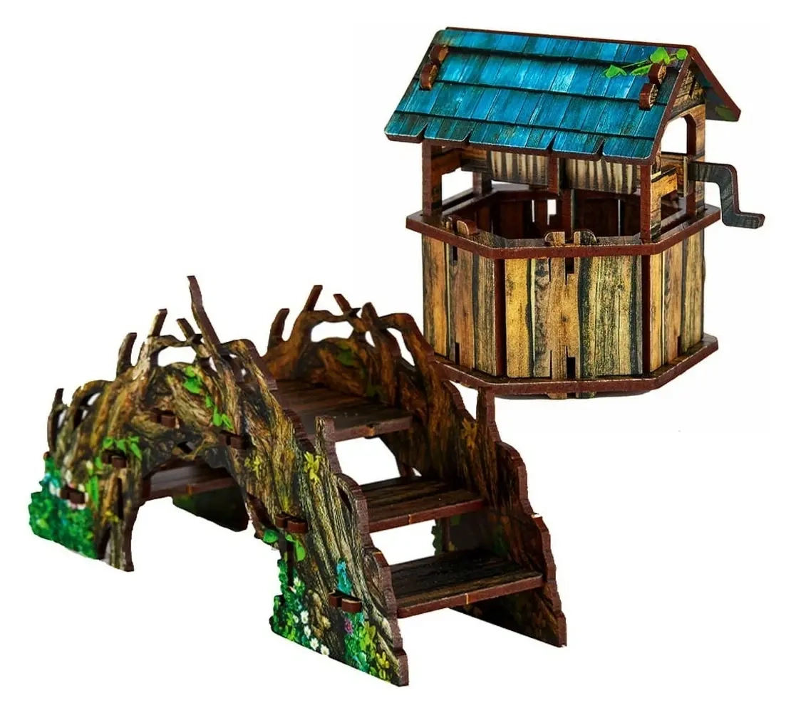 Constructions Set - Forest Bridge & Well