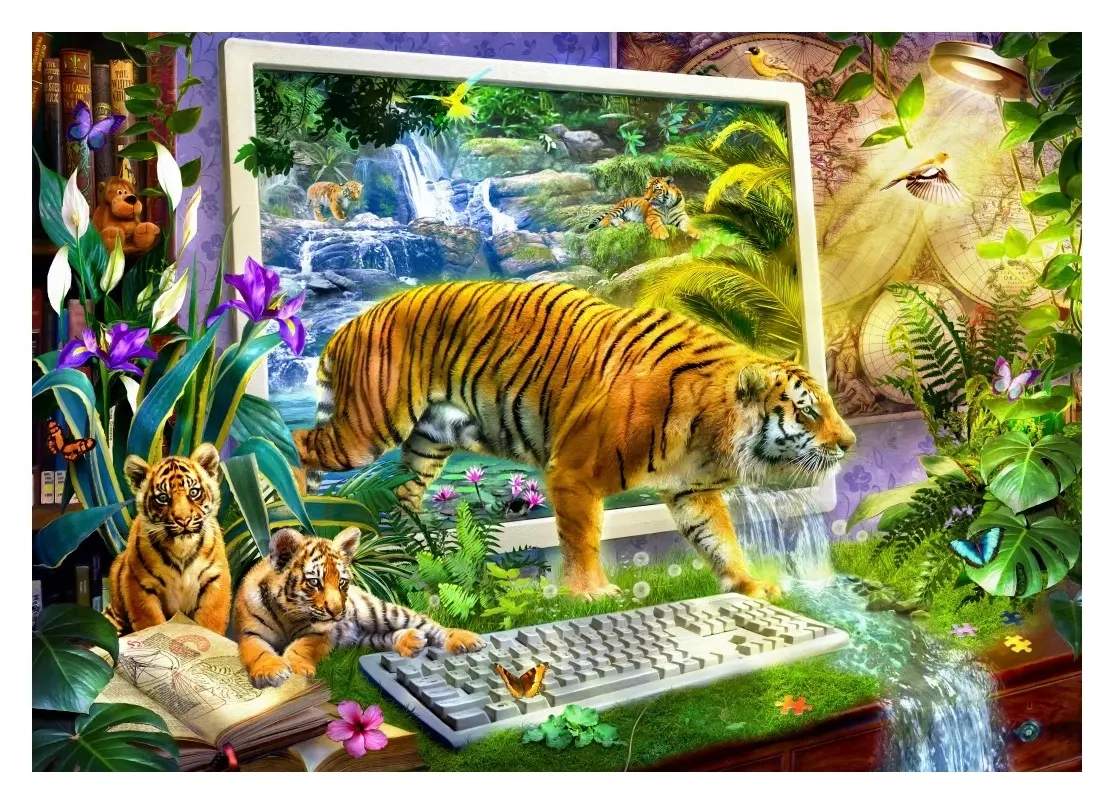Tiger coming to Life