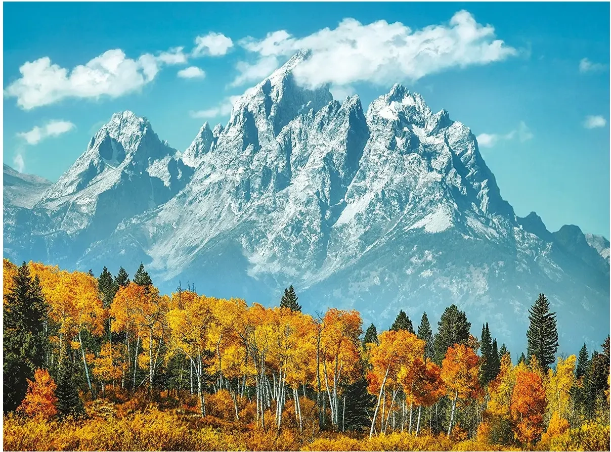 Grand Teton in fall