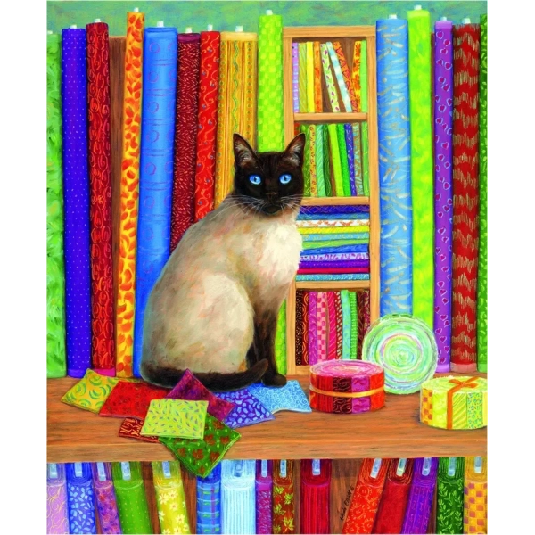 Linda Elliott - Quilt Shop Cat