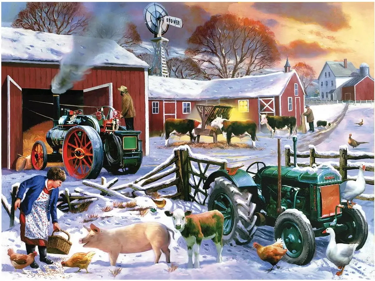 Kevin Walsh - Wintertime Farm