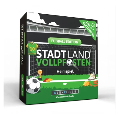 STADT LAND VOLLPFOSTEN: Das Kartenspiel – FUssBALL EDITION - 