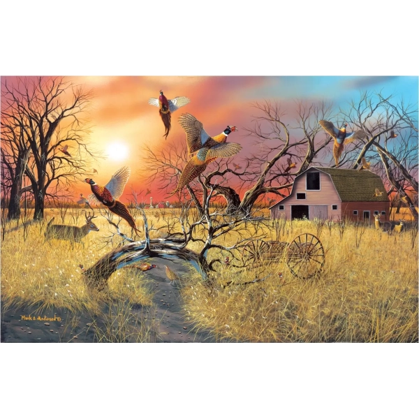 Pheasant Flight - Mark S. Anderson