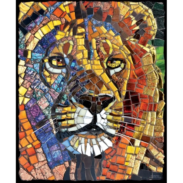 Cynthie Fisher - Stained Glass Lion