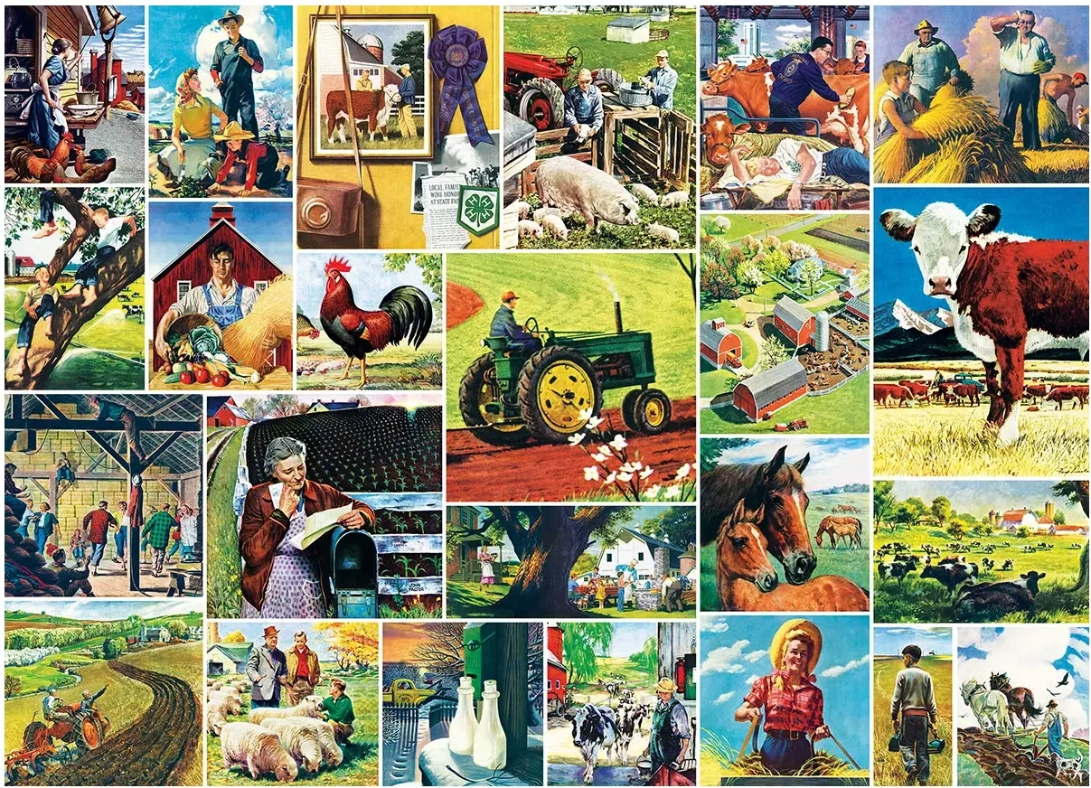 Farmland Collage - The Saturday Evening Post