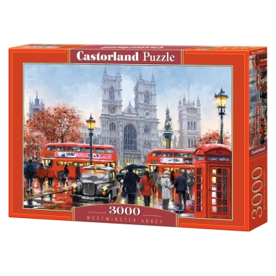 Verregneter Tag an der Westminister Abbey